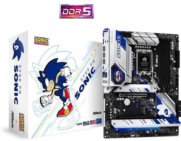 ASRock Z790 PG Sonic Moderkort - Intel Z790 - Intel LGA1700 Socket - DDR5 RAM - ATX